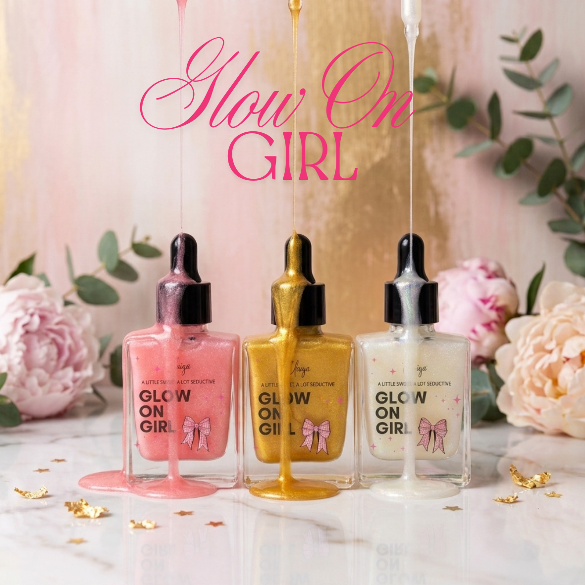Pack Glow on Girl - Body Oil Glow