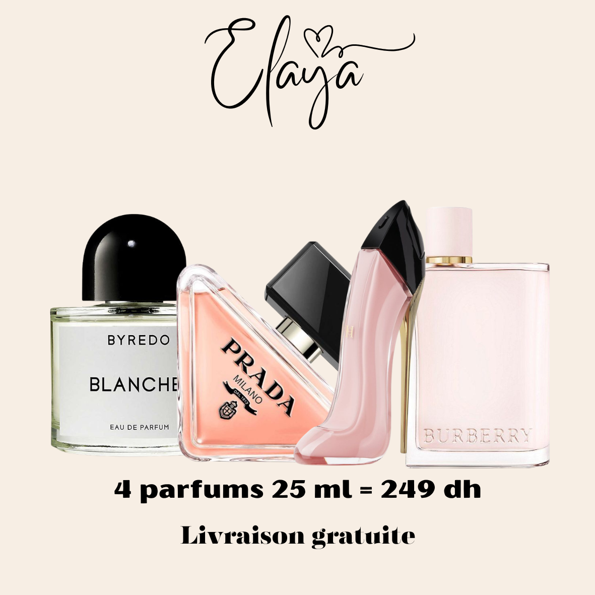 pack clean & soft girl 🎀 4 parfums 25 ml