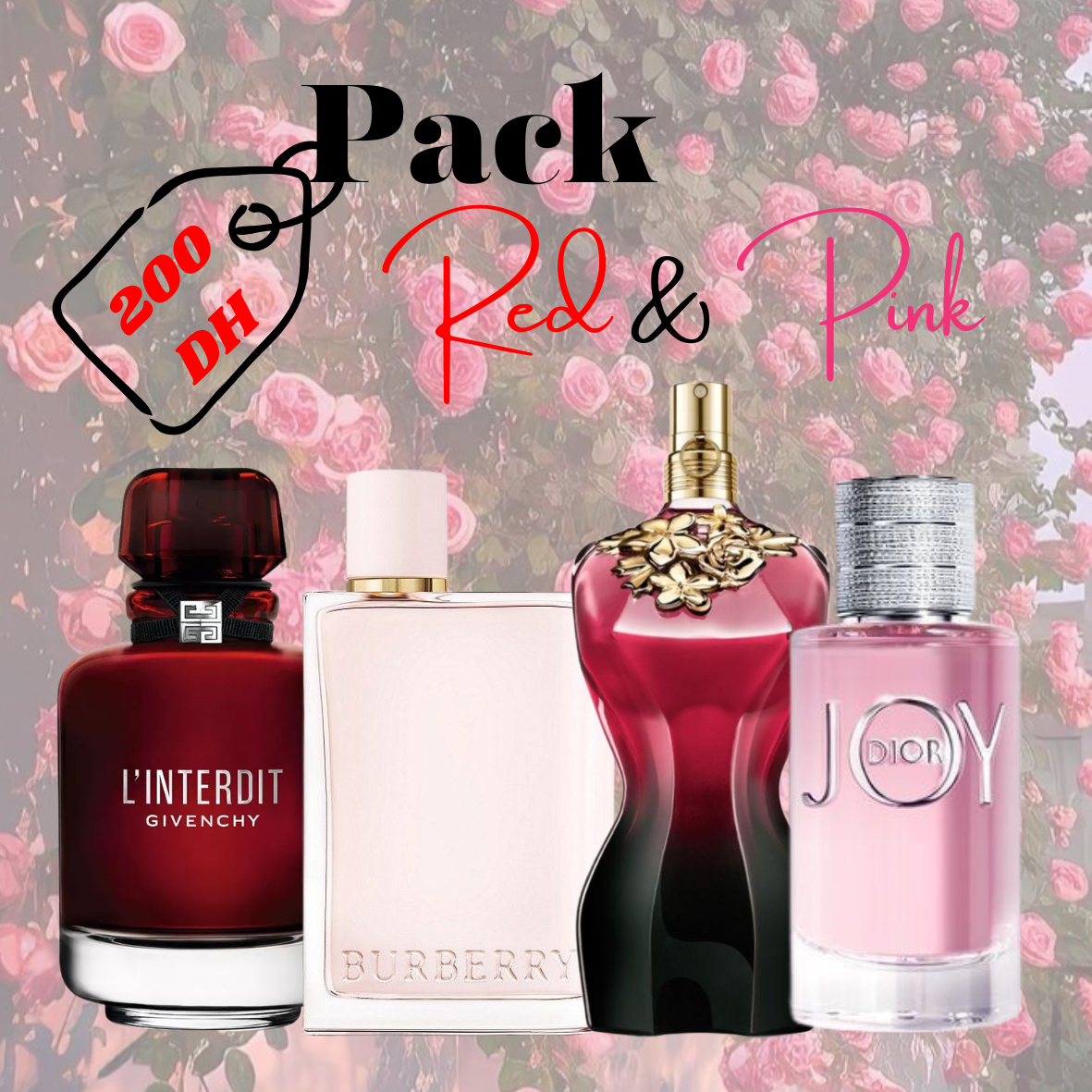pack red & pink